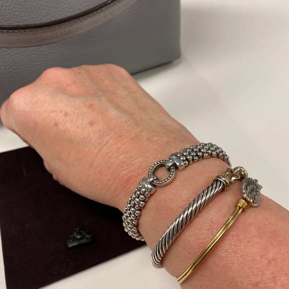 💕SOLD💕 Lagos Enzo Sterling Silver Bracelet - Picture 2 of 6